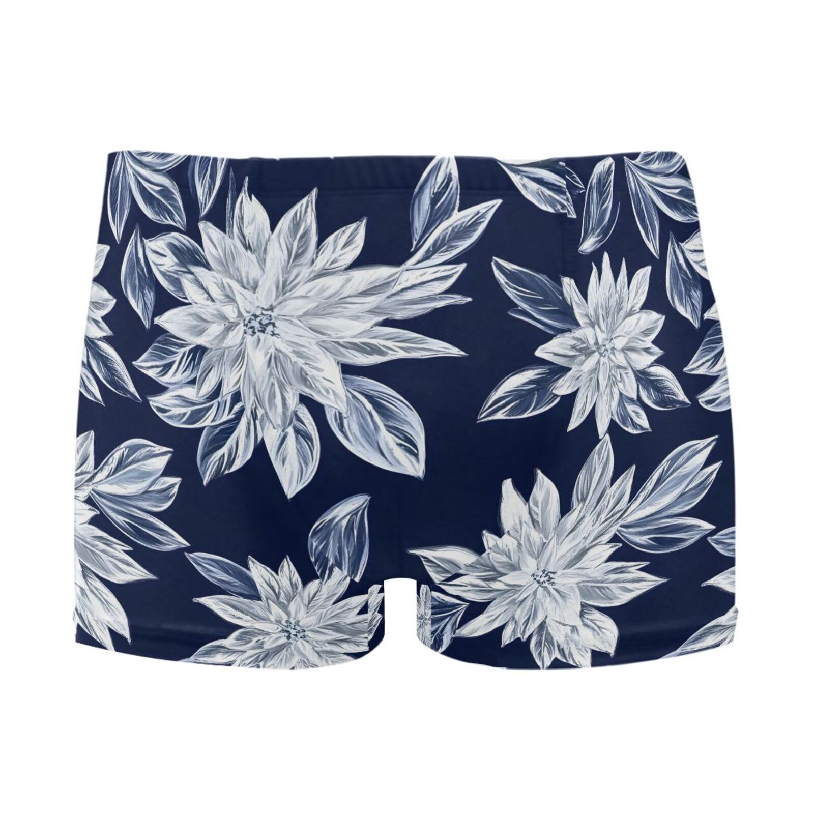 UMIRIKO Christmas Snowflake Mens Swim Trunks Swimwear Bathing Suit Swim Brief Square Leg Board Short S-3XL 202b8315