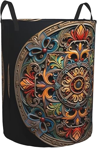 Miniatura 50 de Cesta de lavandería grande,Cesta de lavandería plegable con asas,Para ropa en el dormitorio familiar,Escala de sirena Escala de sirena1