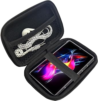Compatible with HiFi Walker G7 PRO MP3 Player Case, Lamshaw Durable EVA Carrying Case, Shockproof & Lightweight Protective Cover Compatible for HiFi Walker G7 PRO 5.2" MP3 Player Black