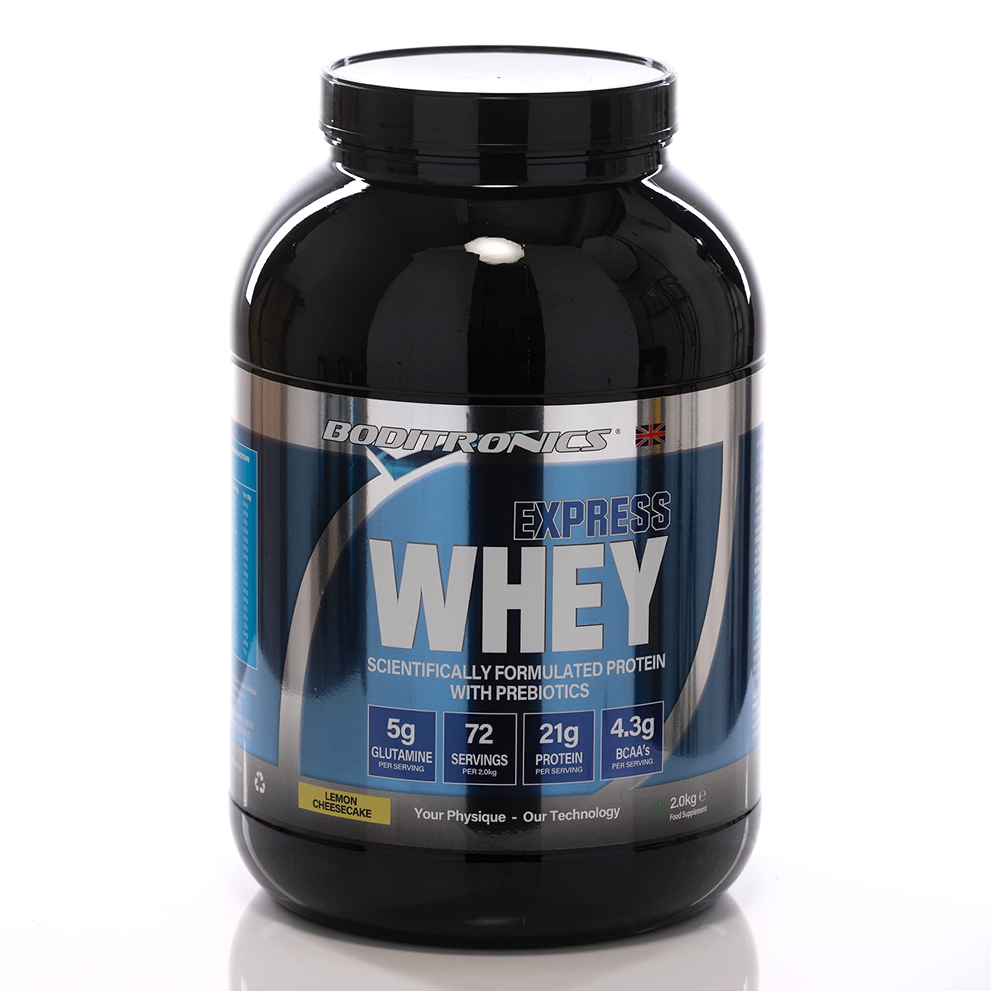 Express Whey Protein Powder Muscle Building Powder with Dietary Fibre, BCAA, and High Levels of L-Glutamine Prebiotic Mass Gainer Whey Protein Isolate Protein Shakes