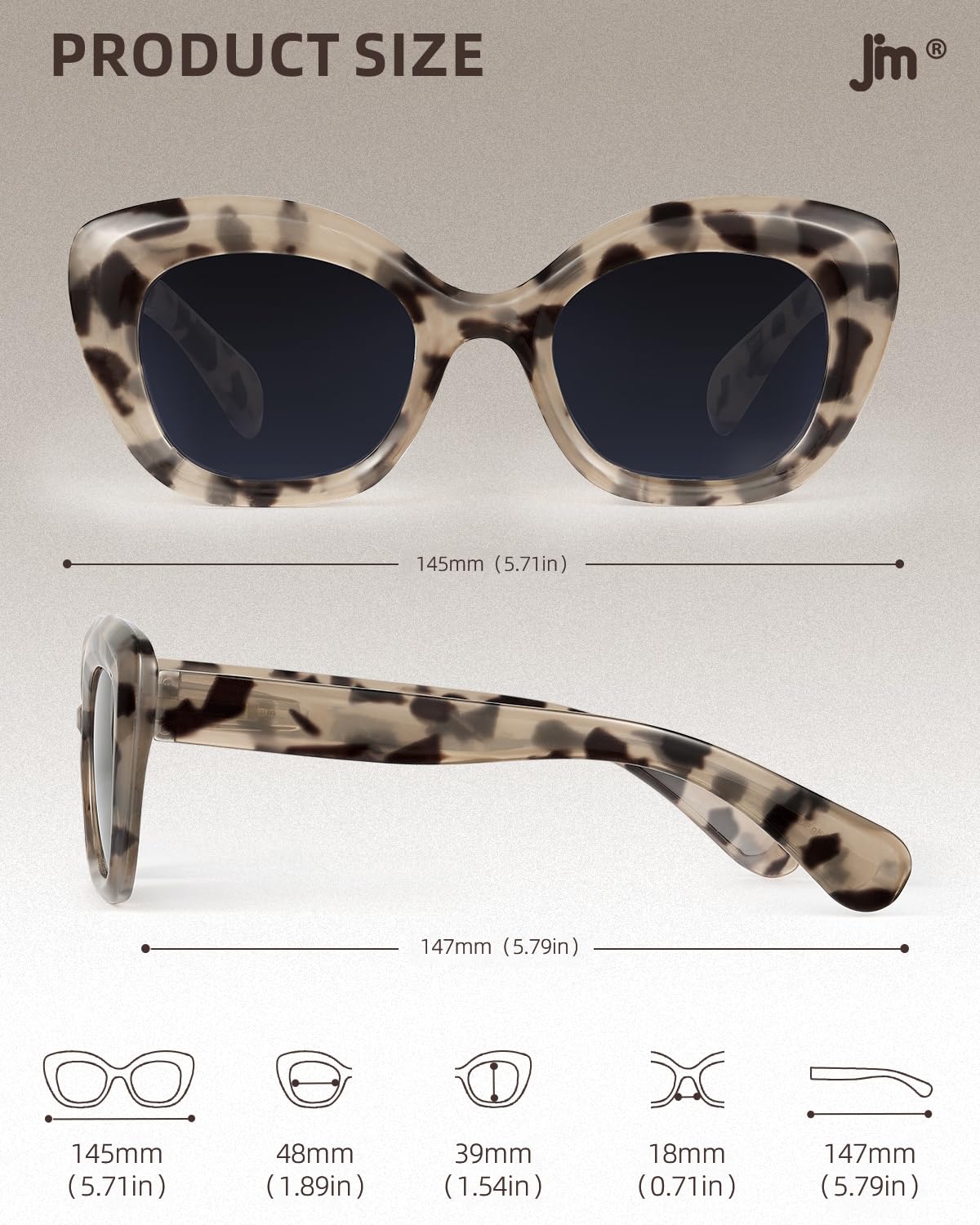 JM Gafas de Lectura Mujer con Bisagra de Muelle, Gafas Luz Azul Ojos de Gato
