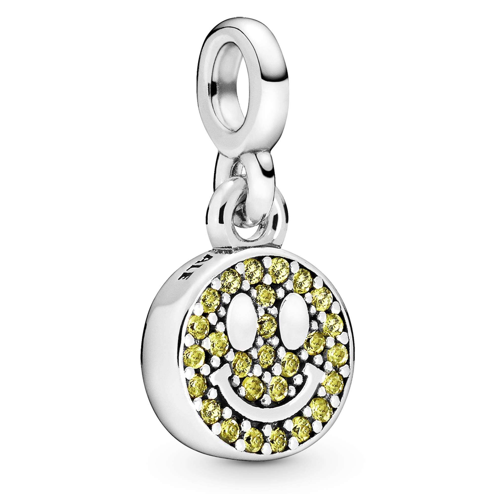 PANDORA My Smile イエロー 925 スターリングシルバー チャーム - 798395NLY