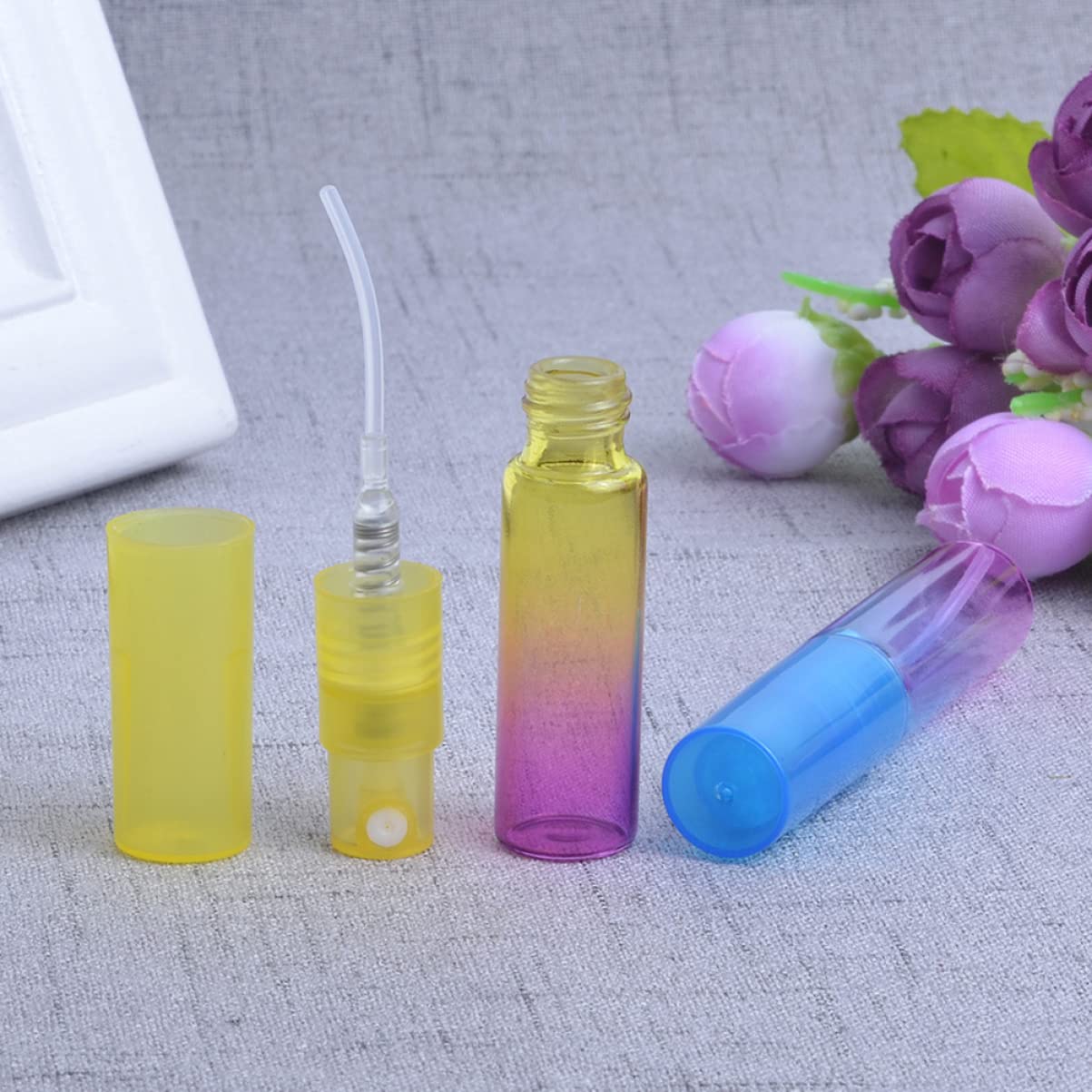3 Juegos De Minibotellas Pulverizadoras De Perfume Para Viaje Reutilizables Para Cosméticos 12 Unidades