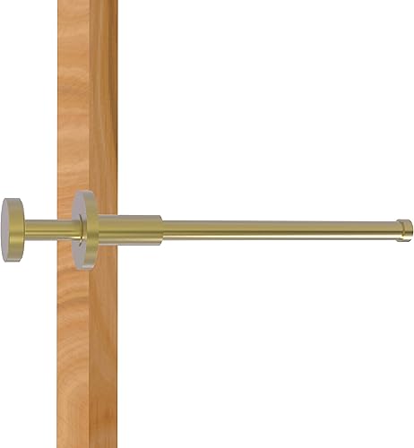 Miniatura 1 de Allied Brass (MD-23-SBR) - Barra de ropa moderna extraíble, 10 pulgadas, latón satinado