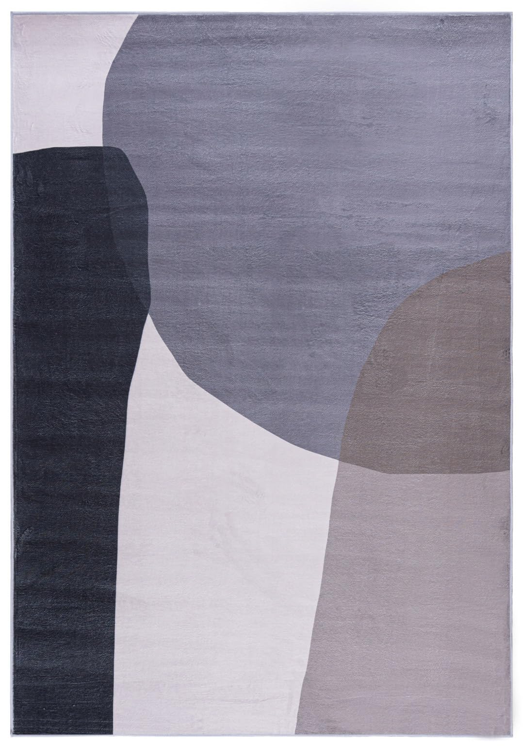 Mazovia Alfombra Moderno Geométrico - Diseño Moderno de Salón Pelo Corto - Alfombras Diseño Minimalista - Alfombra de Matrimonio, Dormitorio - Oeko-Tex - Beige Gris 120 x 170 cm