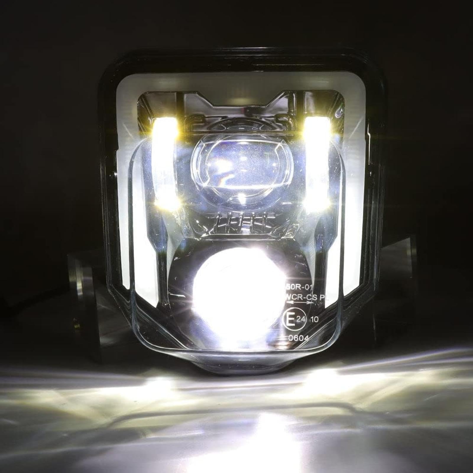 reflektor motocyklowy Części zamienne do motocykli terenowych 66W LED reflektor światła mijania/drogowego DRL do TE FE 200 250 350 450 501 701 do Dla Husqvarna 2017-2022