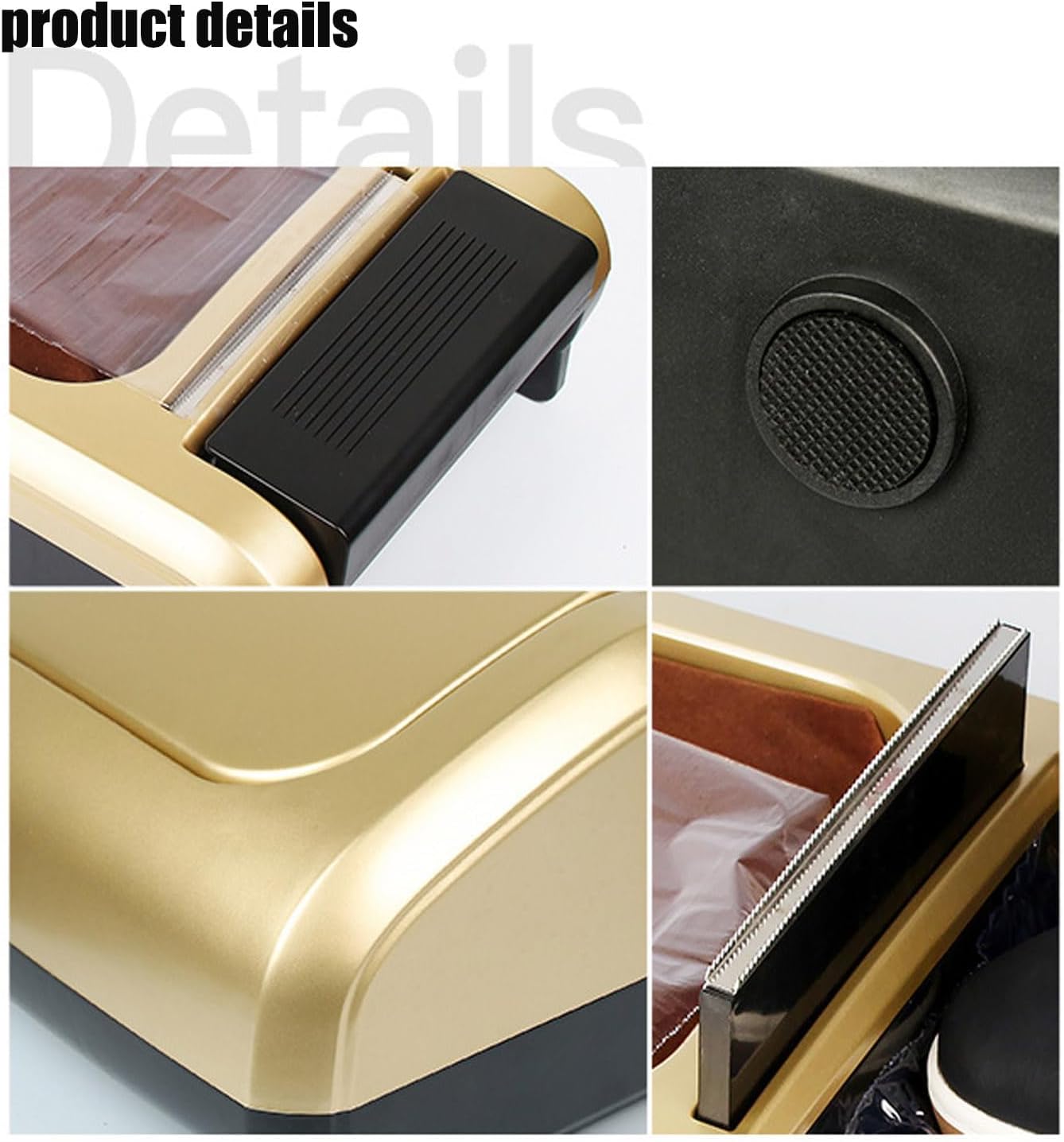 Automatic Shoe Cover Dispenser, Portable Shoe Film Machine, Waterproof/Dustproof/Anti-Slip, Double Knife Film Cutting, 3Sec Fast Film Output, for Home Office