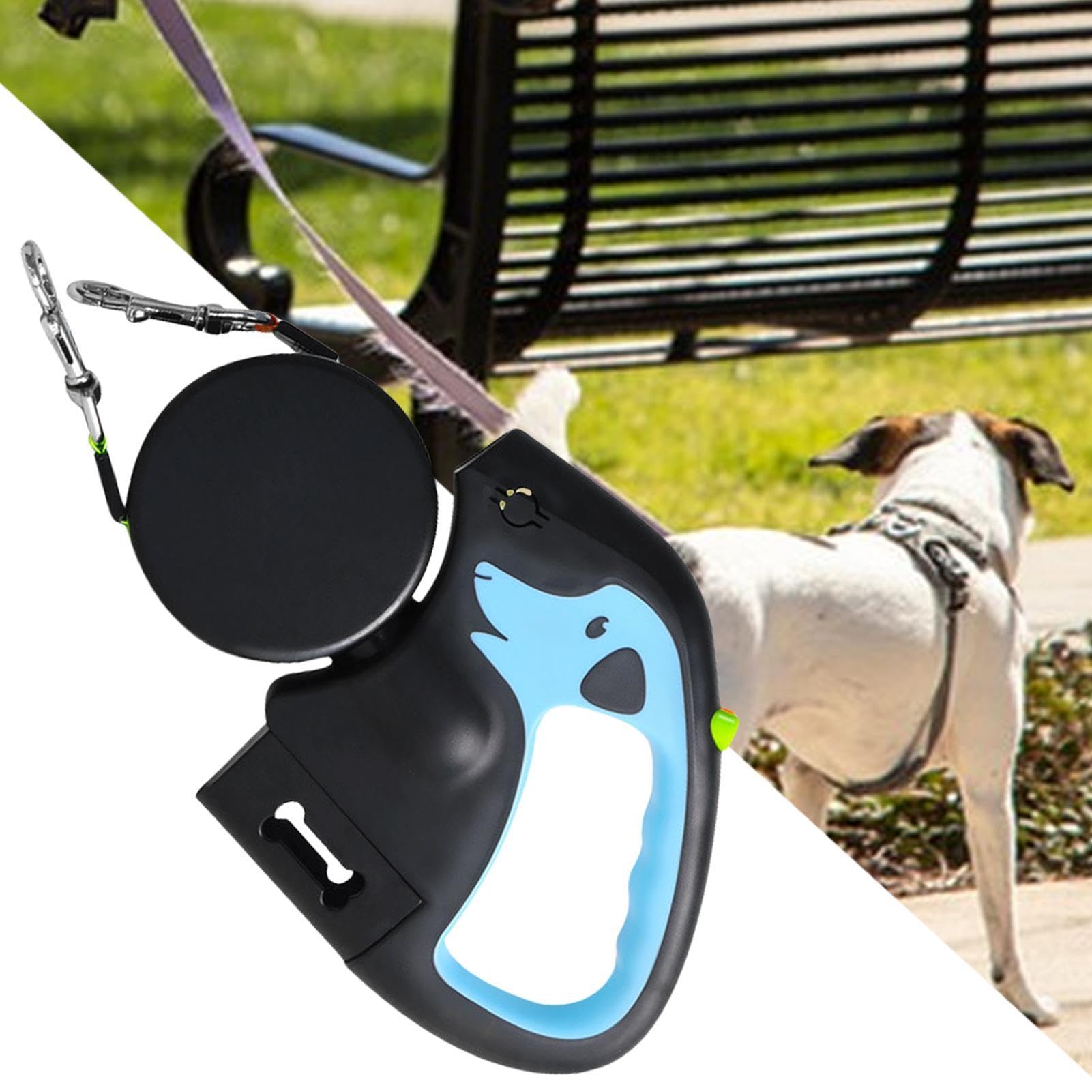 Laisse rétractable pour chien – Contrôle de sécurité pour la marche