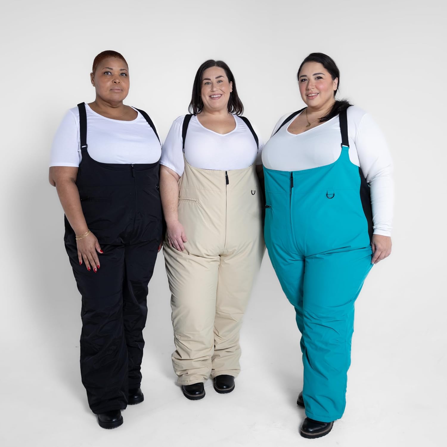 Snow Country Outerwear Women's Plus Size Snow Bibs Ski Overalls Pants 1X-6X Waterproof Short tall Regular