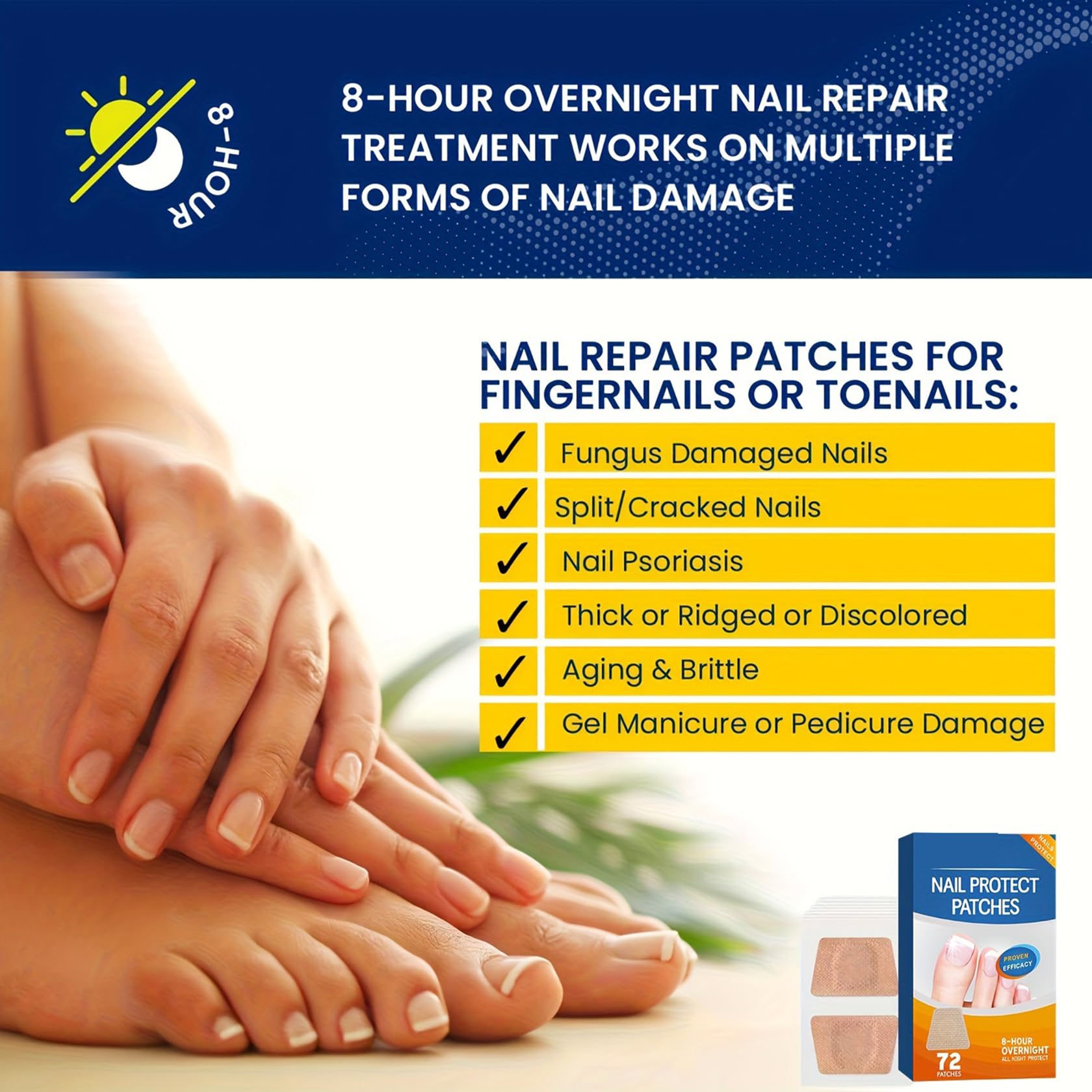 Nail Protect Patches for Overnight and Damage Prevention - Image 2