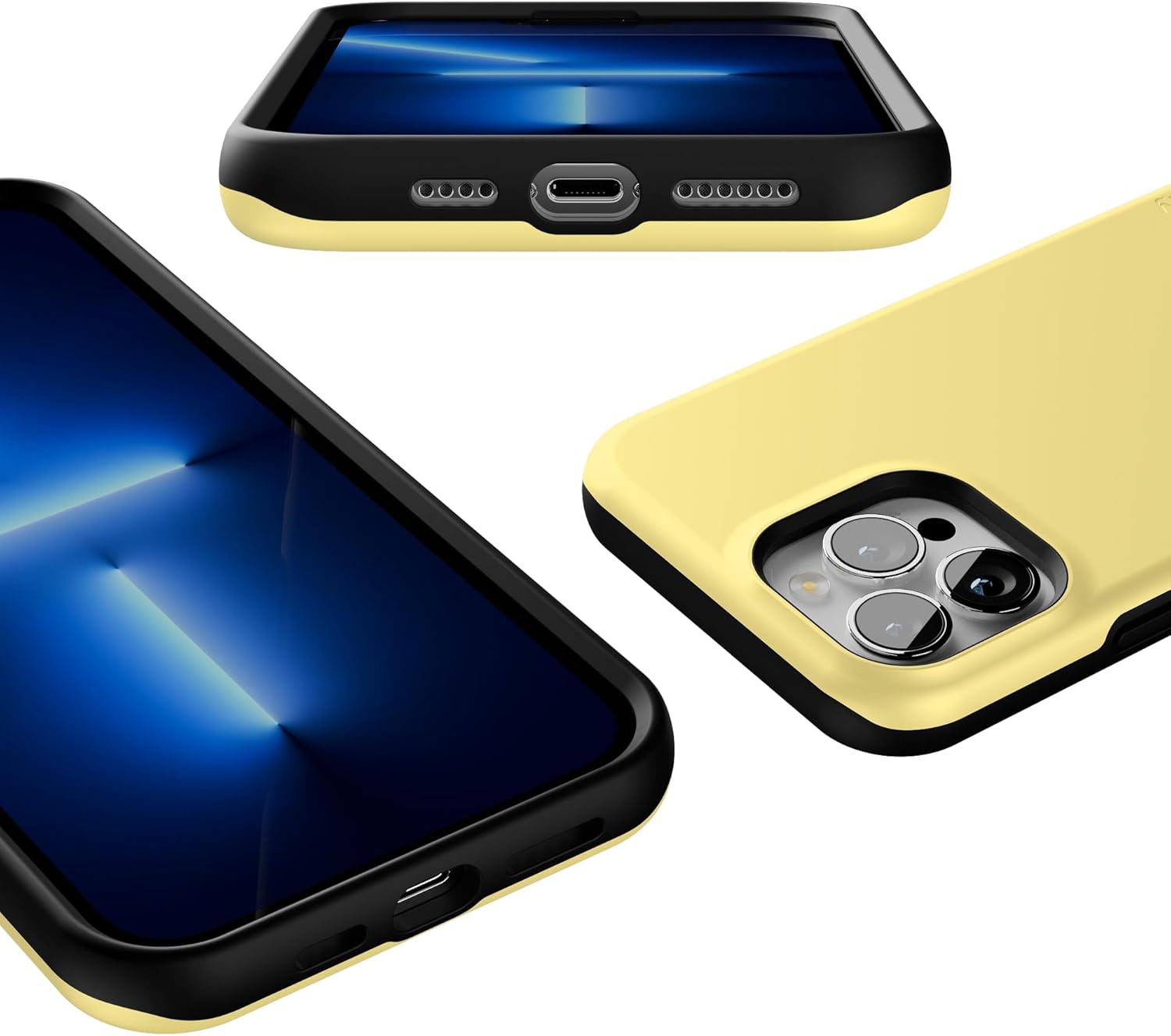 Casely iPhone 13 Pro Max Case | Butter Me Up | Butter Yellow | Bold Protective Design | Compatible with MagSafe