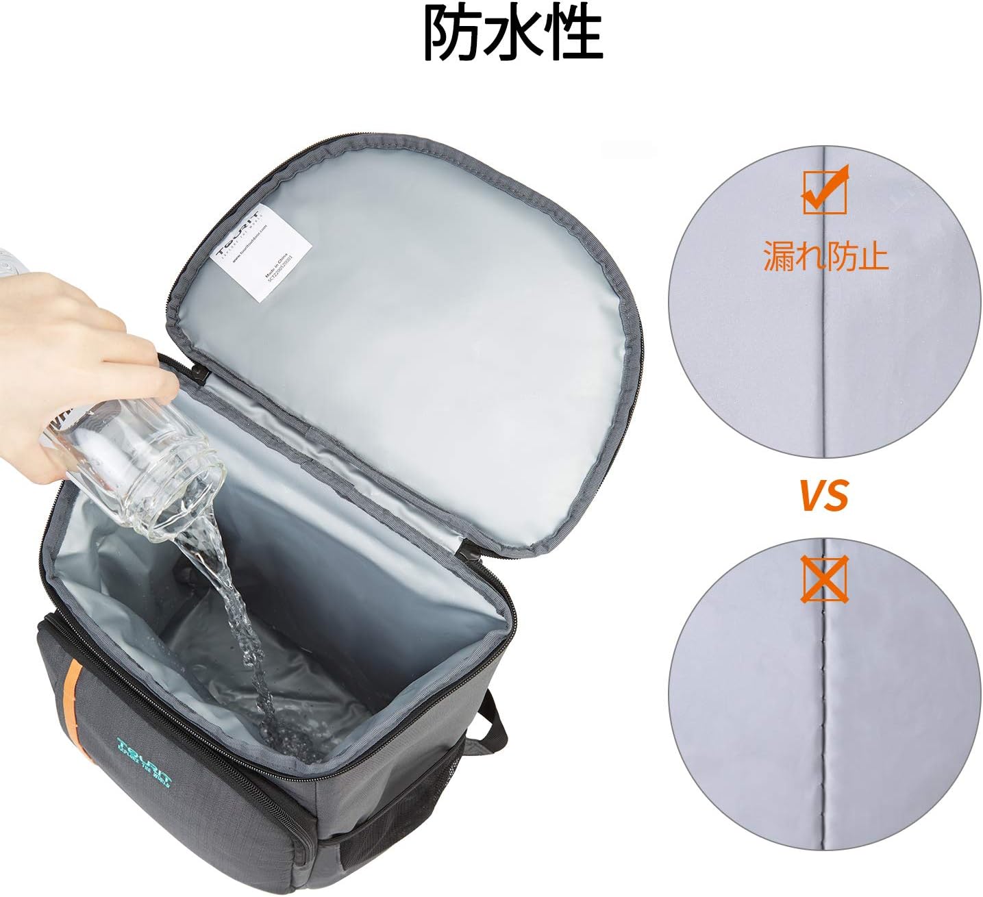 [トウリト] TOURIT 保冷リュック 大容量 保冷バッグ スポーツリュック クーラーバッグ クーラーボックス エコバッグ 撥水 多機能リュックサック 男子 女子 通学 通勤 買い物 旅行 ピクニック アウトドア