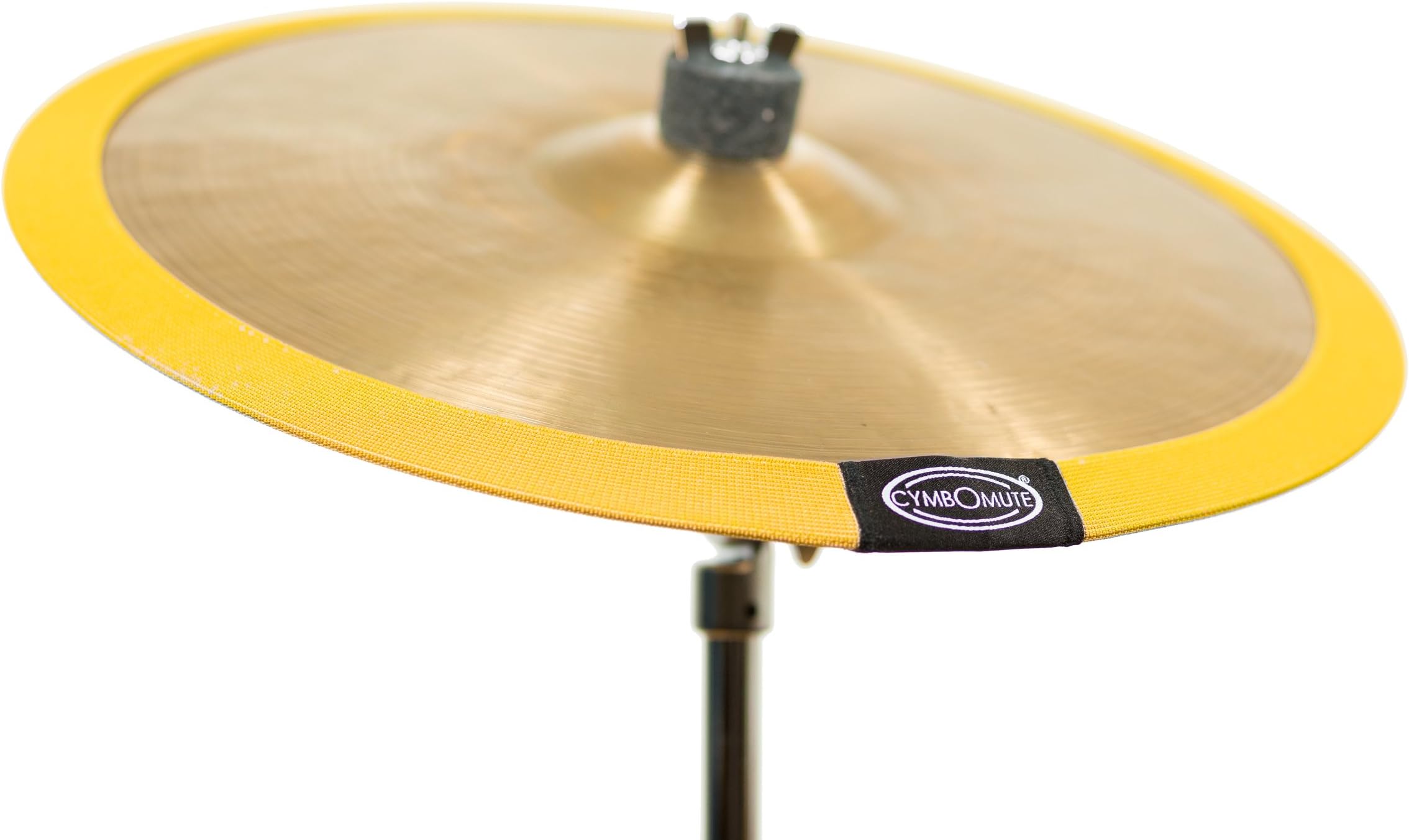 Cymbomute 14 inch cymbal mute. White