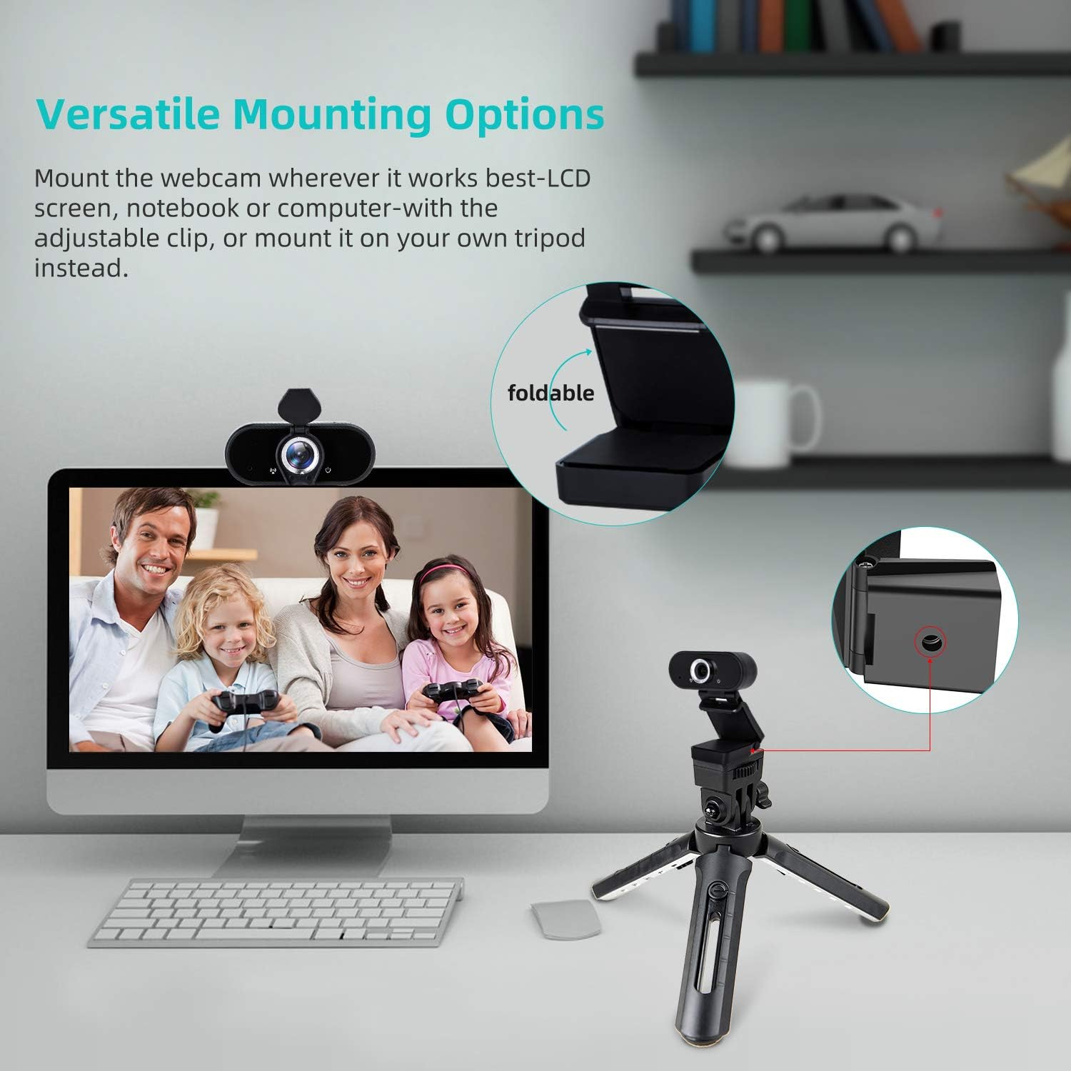 Exclusive Discount 🔥 1080P Computer Web Camera, HD Webcam with Microphone, USB Plug and Play, Laptop Desktop PC Streaming Webcam with Privacy Cover, 120-degree Widescreen, for Skype,Youtube, Conferencing,Video Calling Exclusive 1080P Computer Web Camera, HD Webcam with Microphone, USB Plug and Play, Laptop Desktop PC Streaming Webcam with Privacy Cover, 120-degree Widescreen, for Skype,Youtube, Conferencing,Video Calling