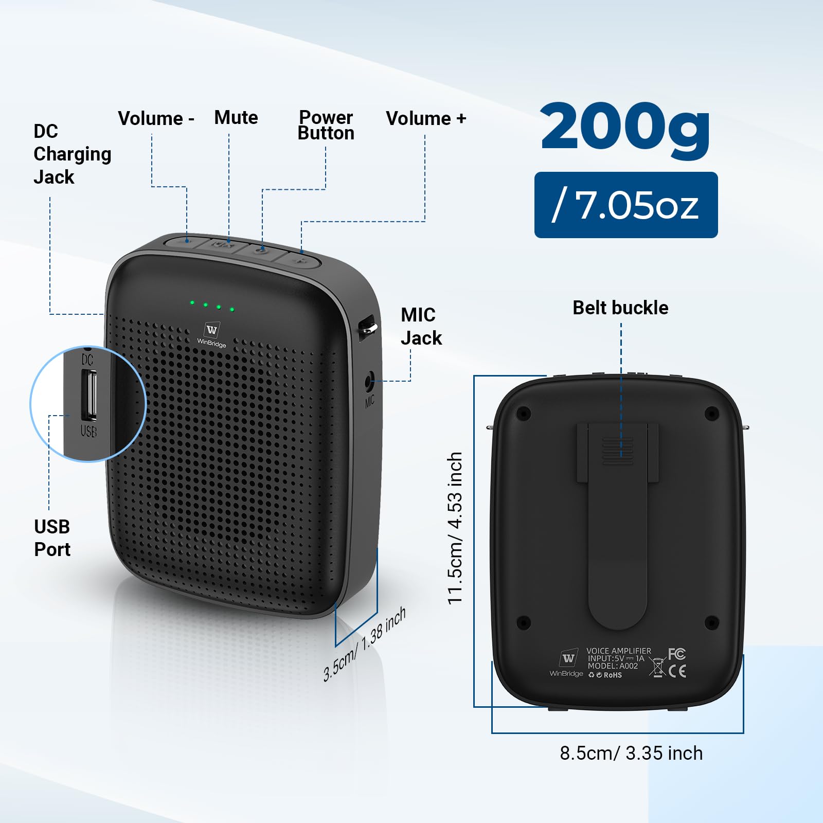 【特価商品】W WINBRIDGE 15W スピーカー ハンズフリー拡声器 小型 Amazon.co.jp: W WINBRIDGE 15W スピーカー ハンズフリー拡声器 小型