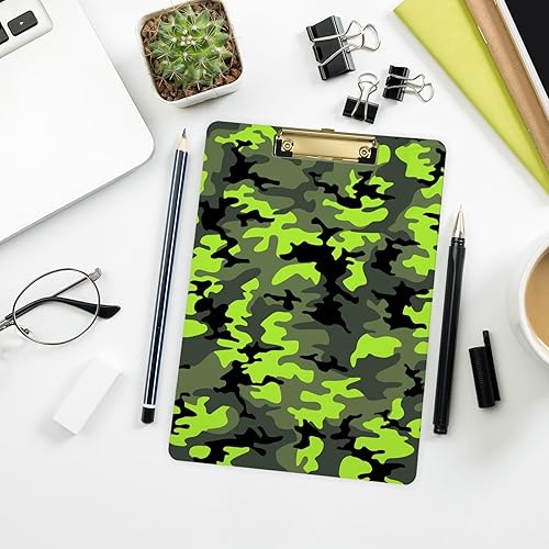 Miniatura 7 de Portapapeles acrílicos con clip de perfil bajo, tamaño estándar A4 de 9 x 12.5 pulgadas, soporte para escribir dibujos, tableros de clip para