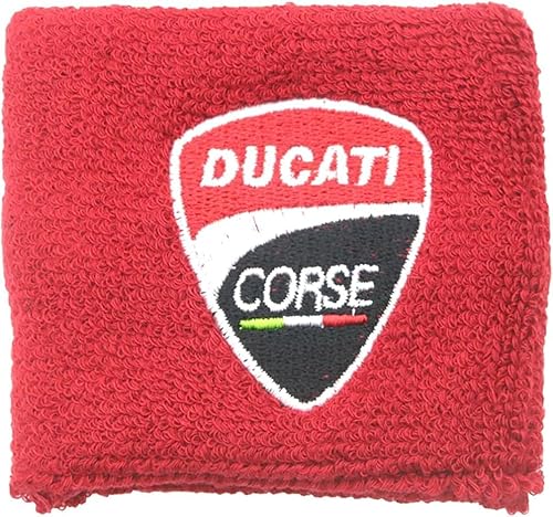 iTobest Calcetín de depósito de freno de motocicleta para CBR600RR CBR900RR CBR1000RR - Funda de calcetín de depósito (rojo y blanco), paquete de 2