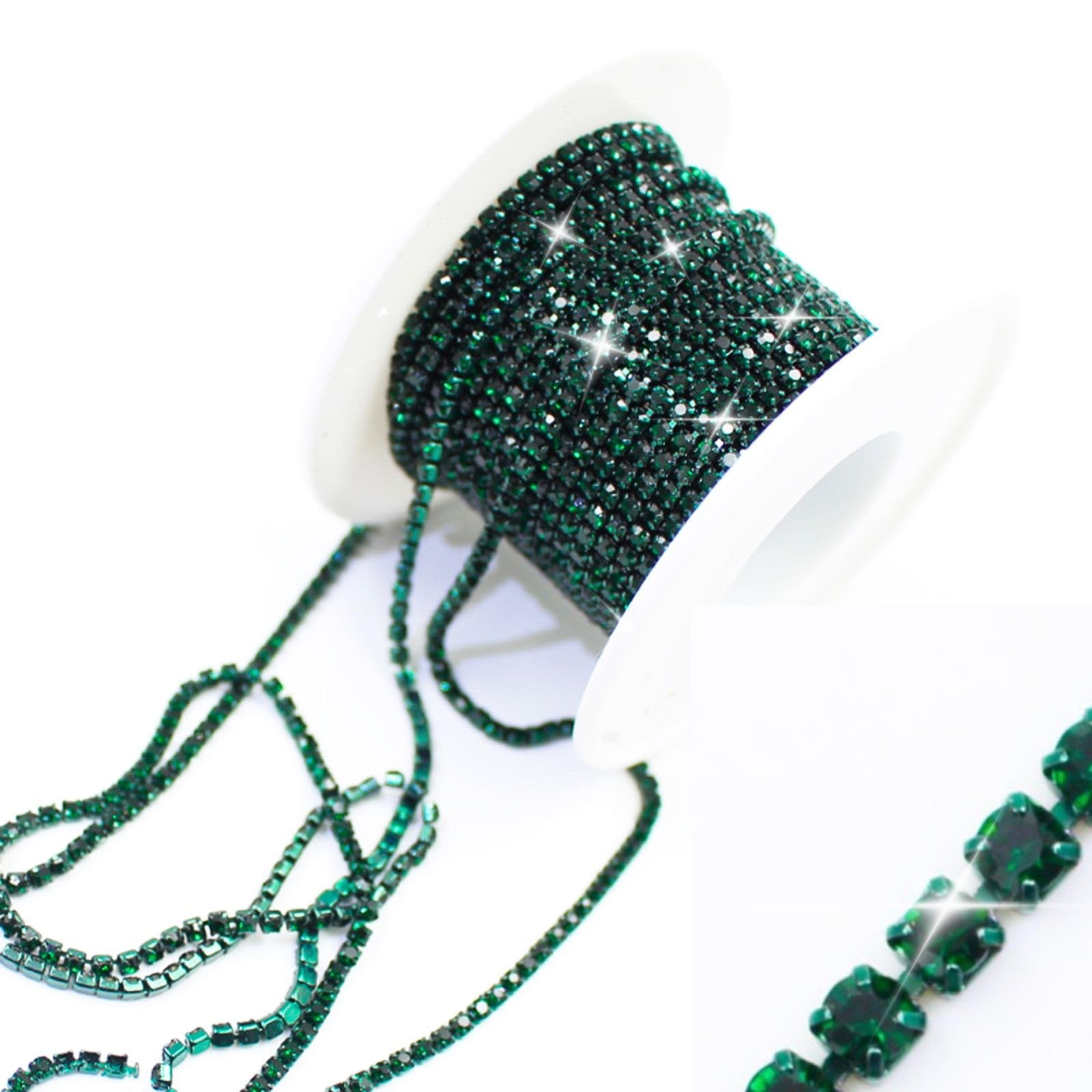 10 Yard Rhinestone Trim Chain