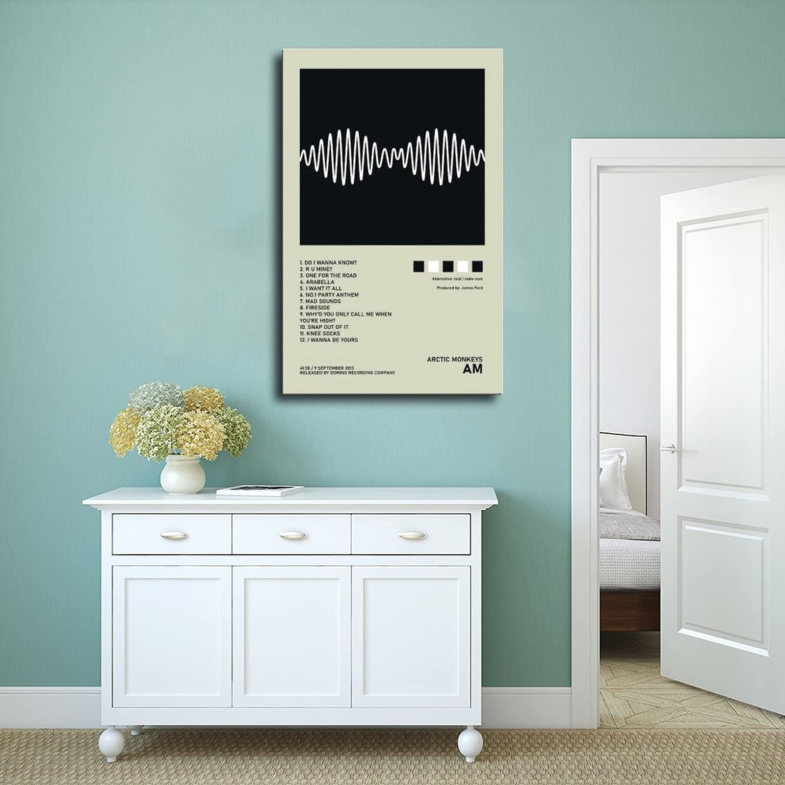 XIUXIN AM Arctic Monkeys Album Cover Posters Canvas Poster Wall