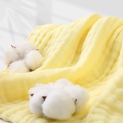 Miniatura 6 de MUKIN Toallas de baño para bebé, manta de algodón súper suave para la delicada piel del bebé, paquete de 2 mantas para recién nacidos, niños y