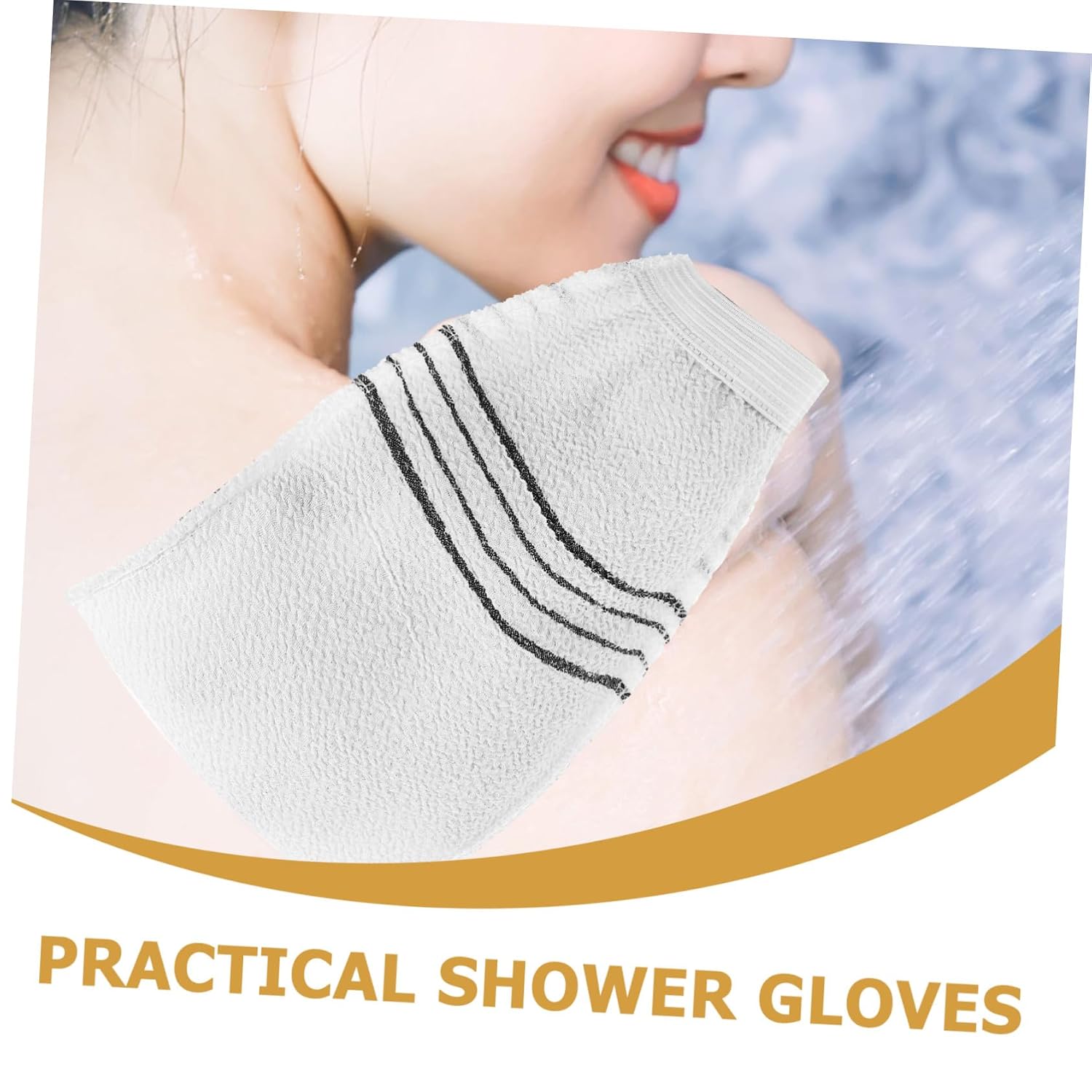 20 pcs Disposable Double-sided Bath Exfoliating Gloves for Deep Body Cleaning Comfortable Shower Scrubber for Home Travel Salon Use Dead Skin and Oil Removal