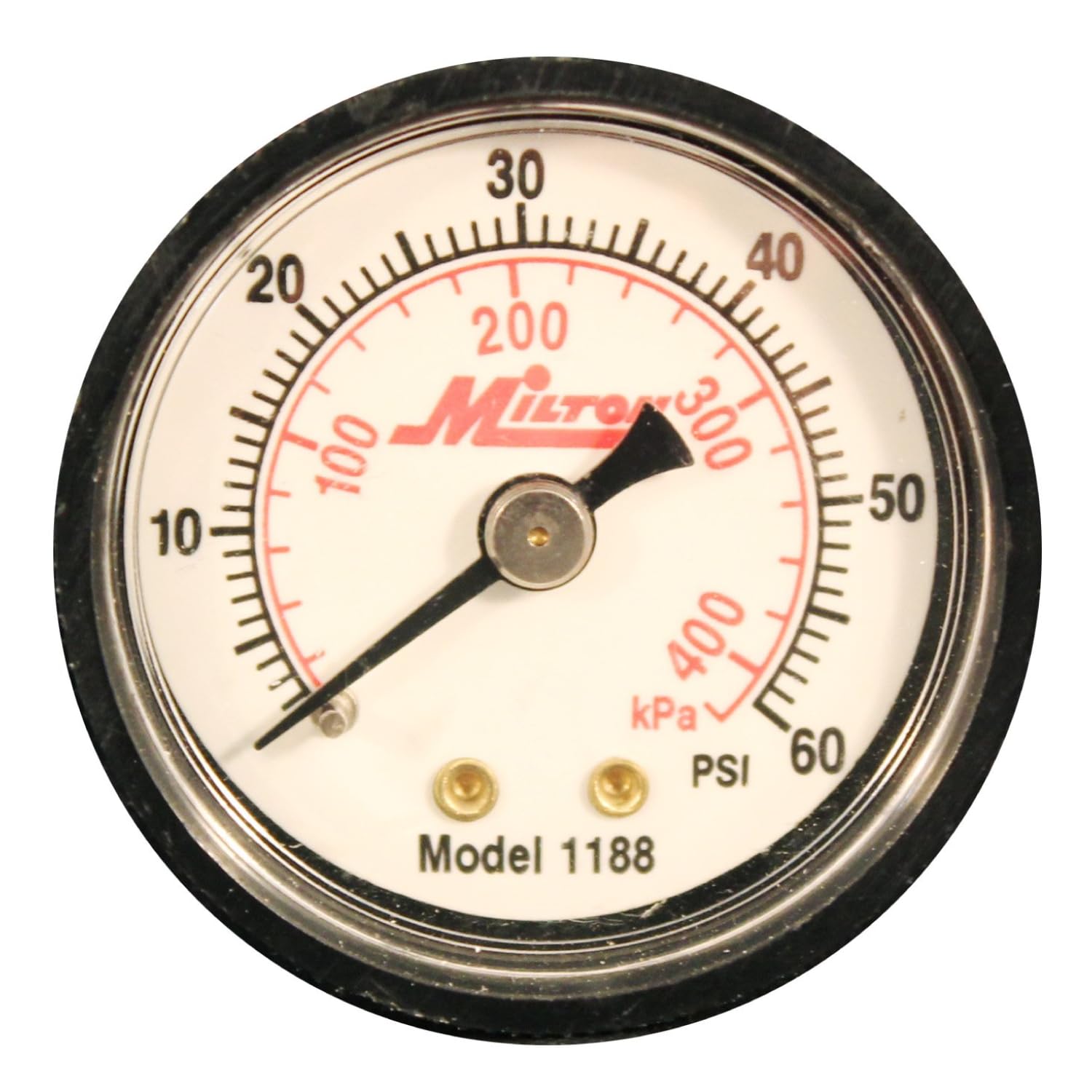 Milton Mini Pressure Gauge 1/8" NPT, 0-60 PSI (1188)