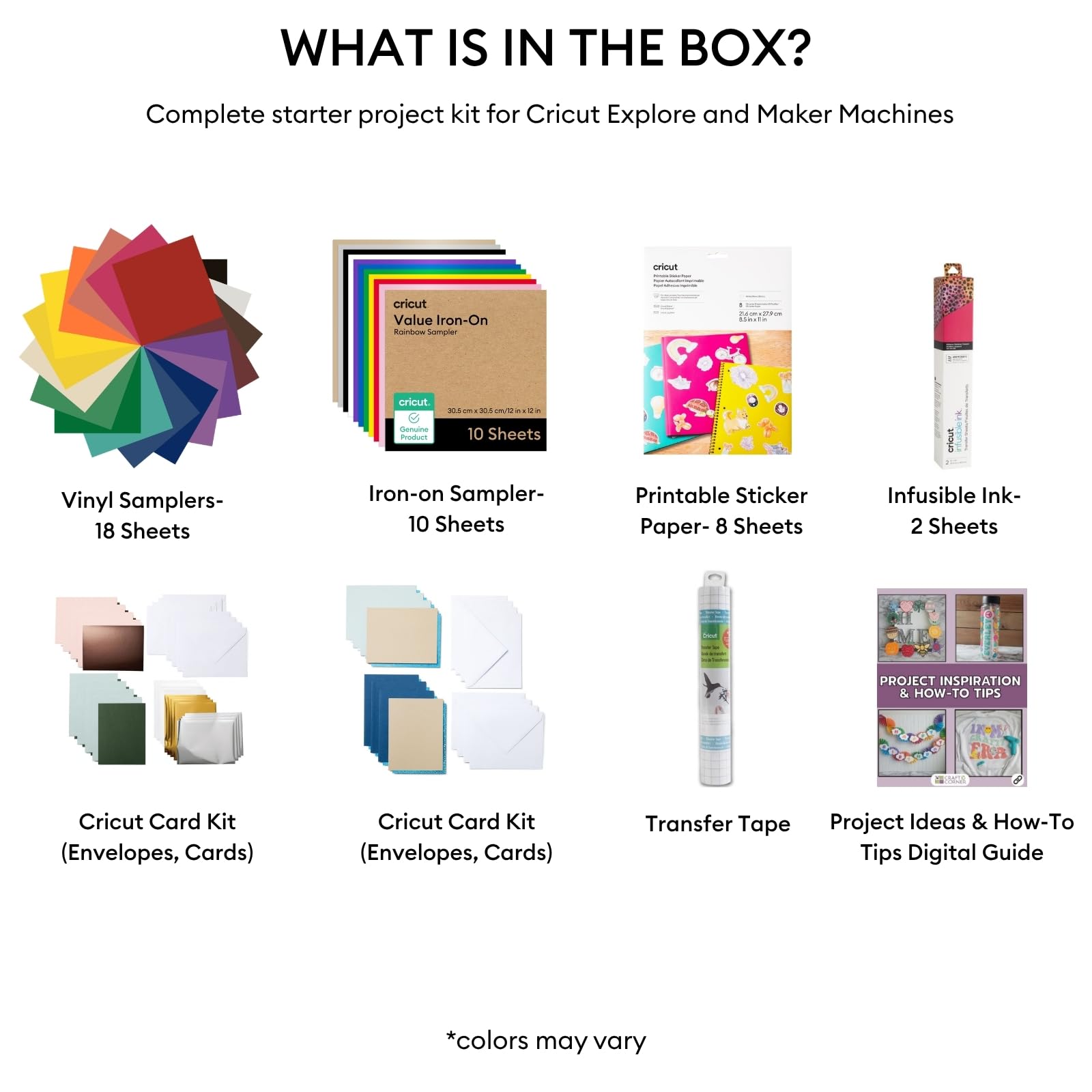 Amazon.com: Cricut Deluxe All-in-One Materials & Accessories