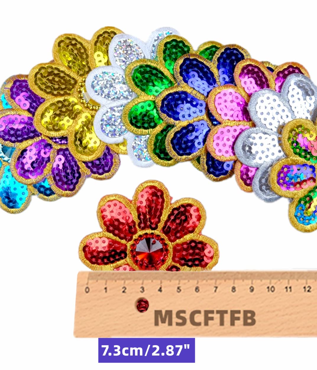 Patch à Paillettes Réversible Changeant De Couleur - 18 X 18 Cm - Pour Customiser Vêtements, Sacs, Chapeaux…
