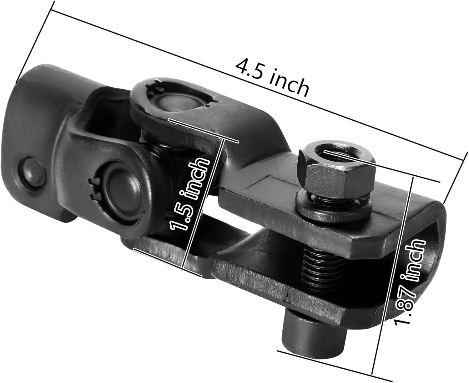 Roykaw Golf Cart Steering Yoke Assembly for EZGO RXV 2008-up Gas&Electric Golf Cart, Universal Joint, OEM#604613