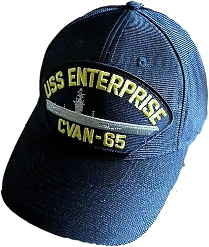 Miniatura 5 de USS Enterprise CVAN-65 Navy Ship HAT US Military Gorra oficial de bola hecha en Estados Unidos