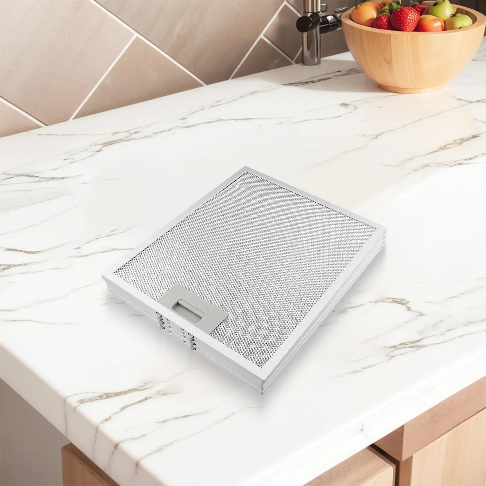 Set Di 4 Filtri Antigrasso In Alluminio Lavabili For Cappe Da Cucina