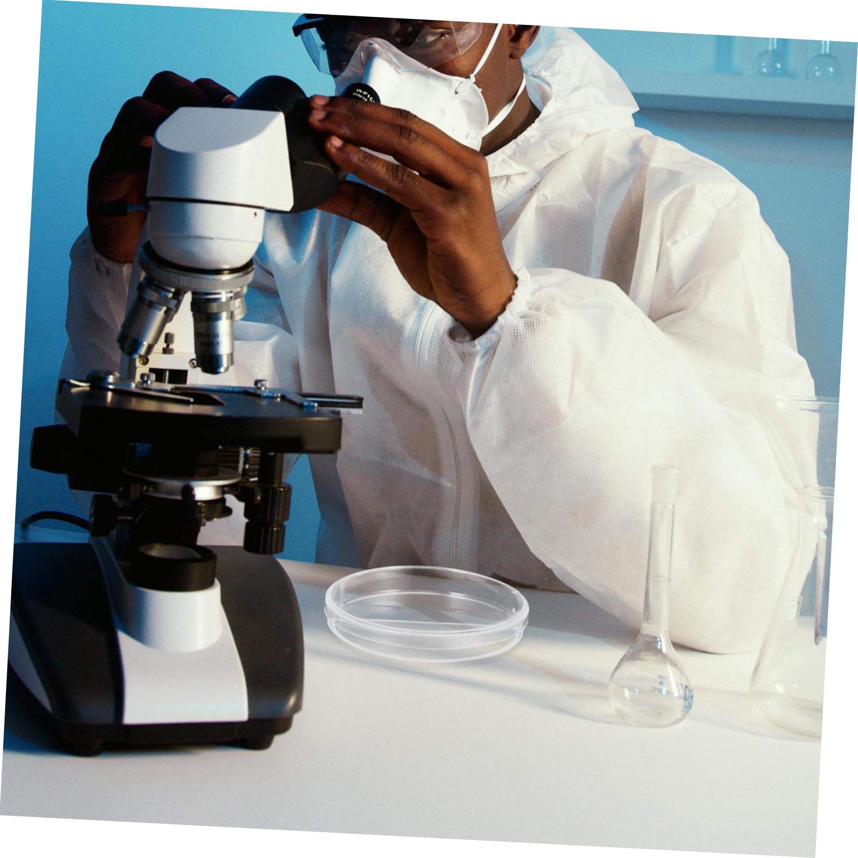 Alipis Versatile 10pc Petri Dishes Lids for Agar Plates Mushroom Cultivation Botany and Microbiology Studies