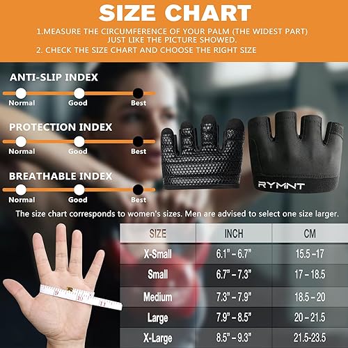 Miniatura 10 de Guantes de entrenamiento mínimos, guantes cortos de micro levantamiento de peso, almohadillas de agarre con protección completa de la palma y agarre