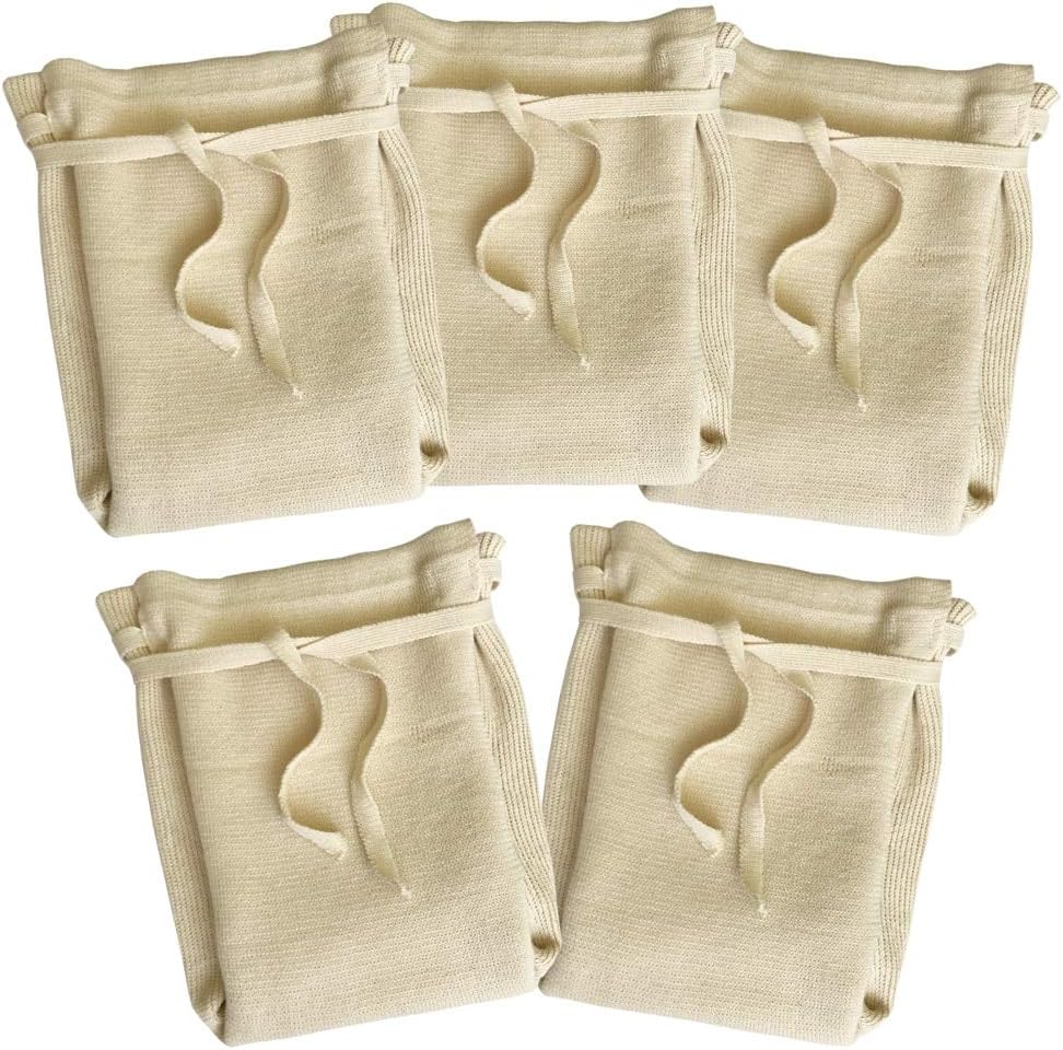 Washable Organic Diapers – Cotton Fitted Cloth Diaper for Baby and Toddler (5-Pack)