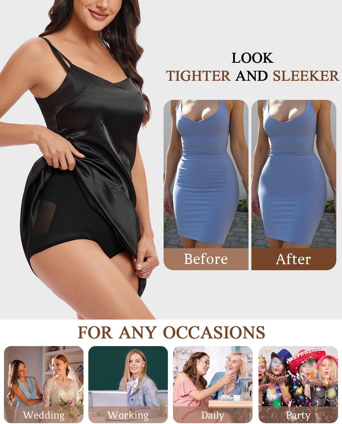 Tummy Control Shapewear Panties for Women Body Shaper Underwear High Waisted Seamless Shapewear Panty Girdle - Image 5