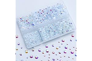 3000PCS White Rhinestones for Crafts and Nail Art Decoration