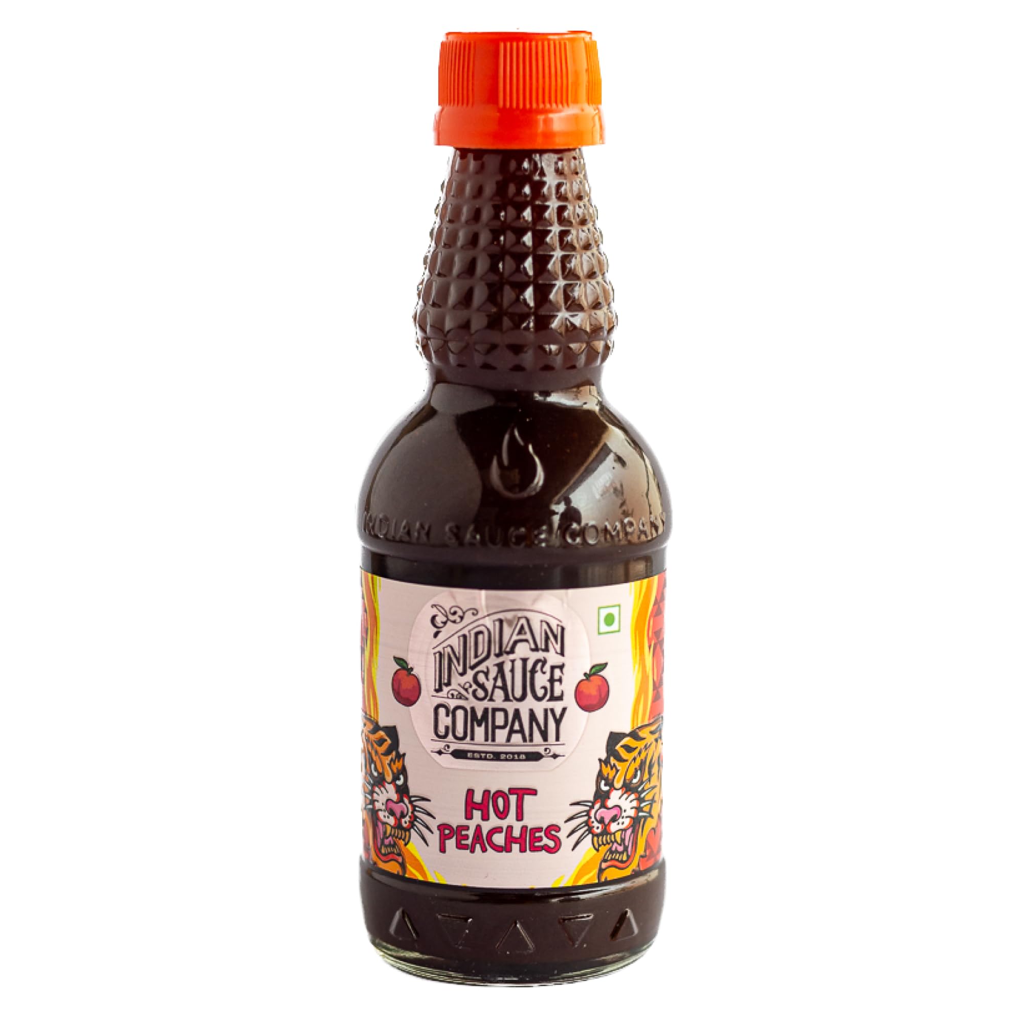 Indian Sauce Company Hot Peaches Chilli Sauce, 180 ml | Perfect Blend of Flavour and Taste | Spice Level 5 on 10 | Indian Hot Sauce For All Cuisines | No Artificial Colours | Made In India (B0C6QB2HHZ) Amazon Price History, Amazon Price Tracker