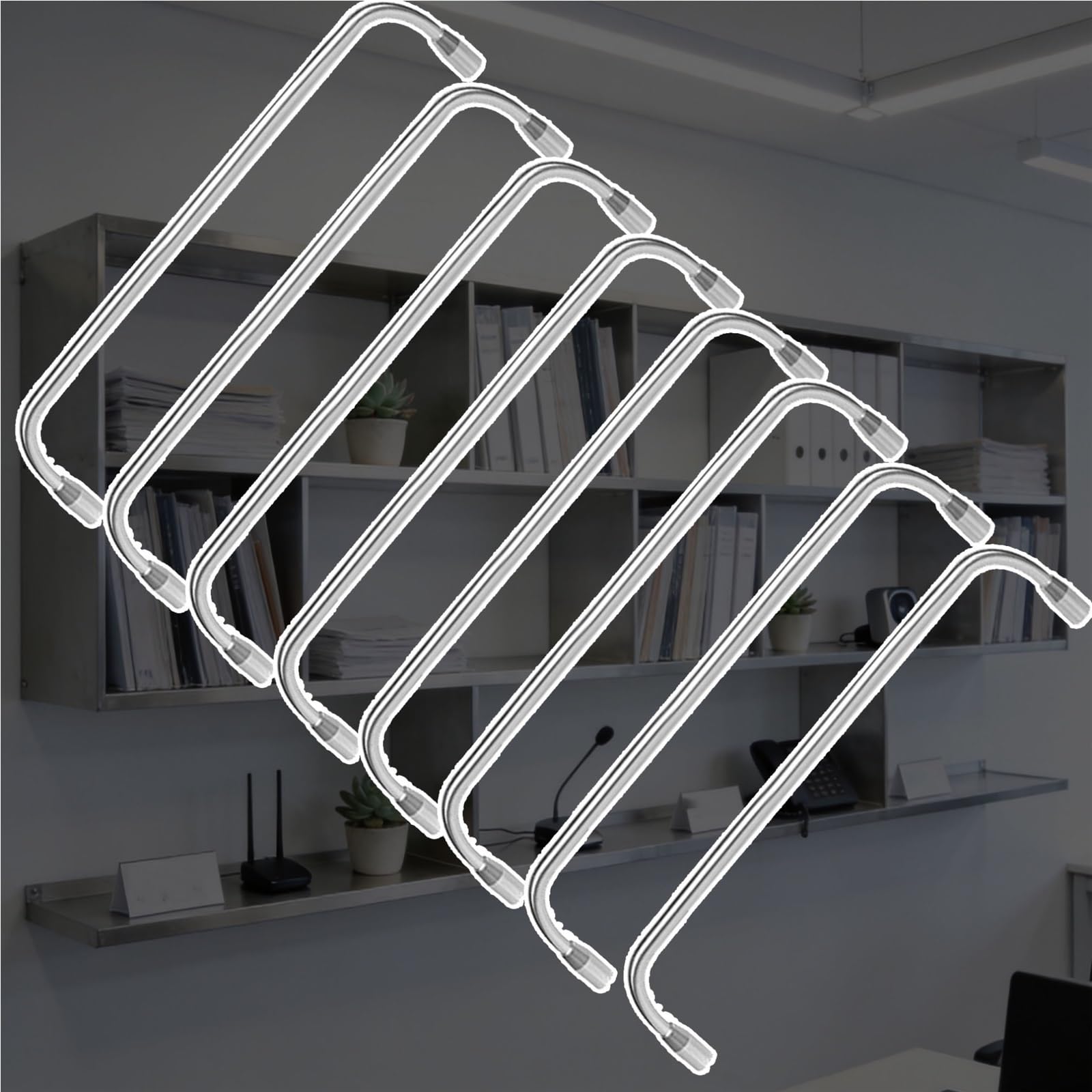 Rails anti-basculement pour étagère de camping-car et cuisine | Protection galerie 50cm