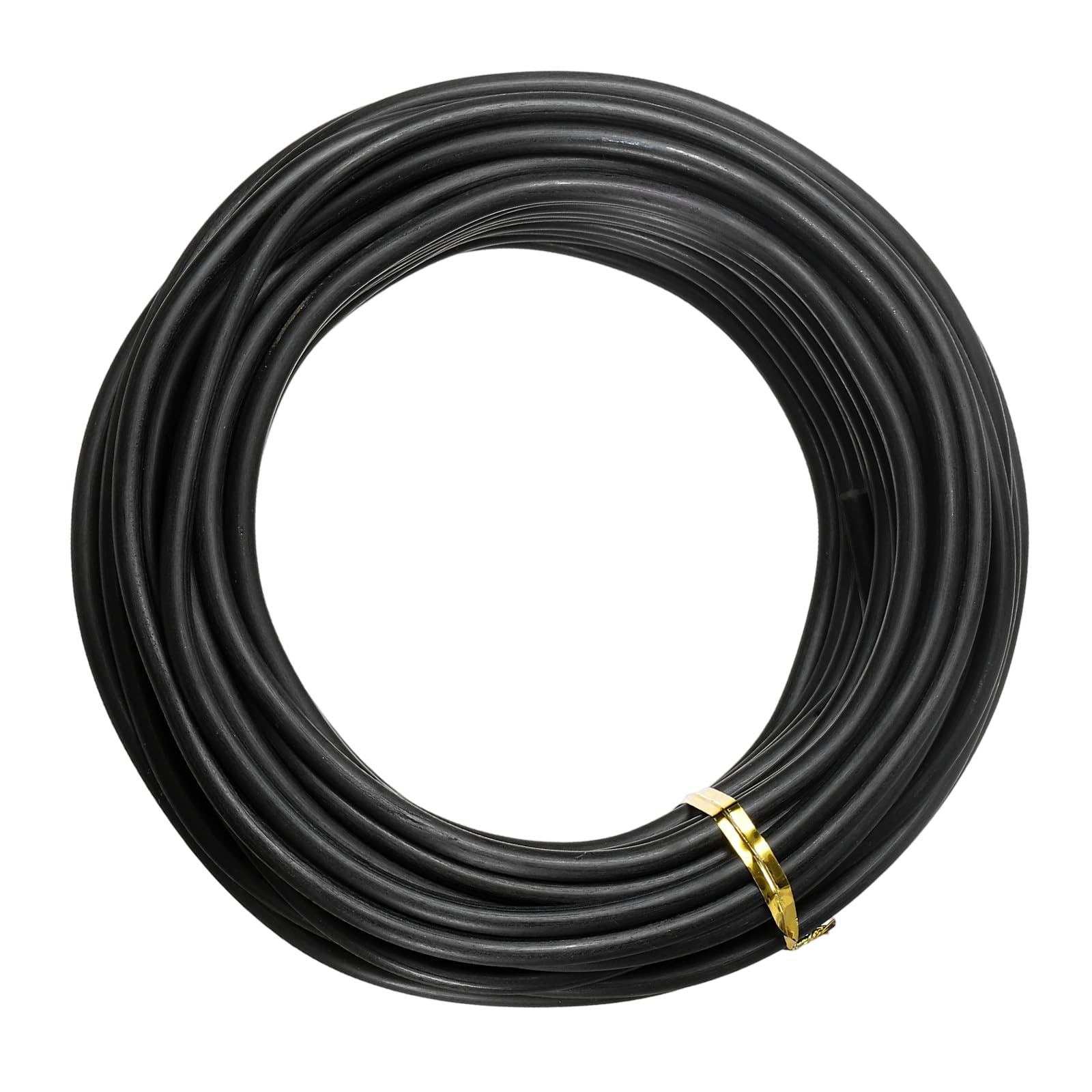 Fil d'entraînement pour bonsaï, 4 mm x 10 m en aluminium anodisé pour plantes florales, tiges métalliques pliables pour jardinage et travaux manuels (noir)