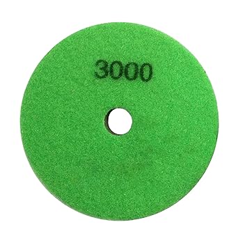 KK Vintage 4 Fiber Sponge Diamond Polishing Pads Granite Marble Concrete Abrasive Disc 3000