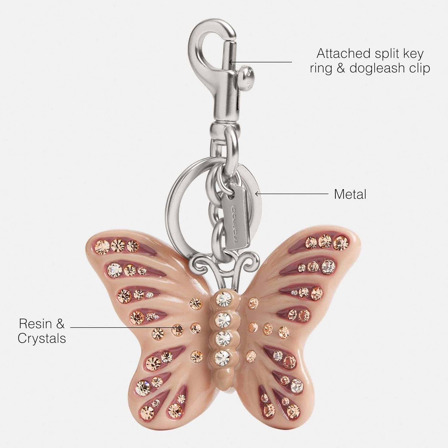 Small Butterfly Bag Charm - Image 3