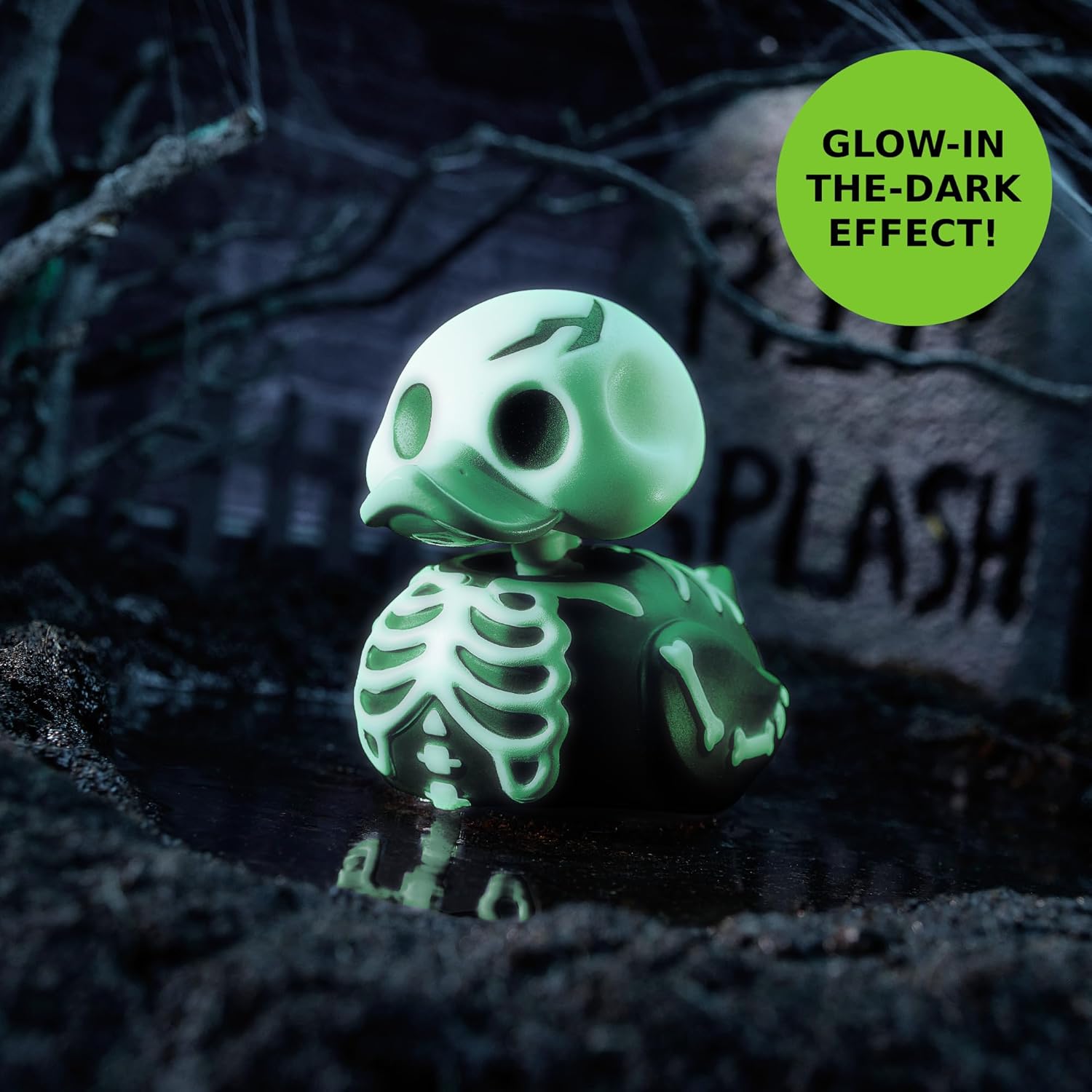 TUBBZ First Edition: Halloween - Skeleton Glow in The Dark Cosplaying Rubber Duck Vinyl Figure