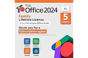 TrulyOffice 2024 Family Lifetime License: Maximize Your Productivity