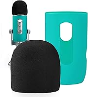 Vista 15 de YOUSHARES Espuma Paravientos para Micrófono - Cubierta de Micrófono, Filtro Pop Paravientos y Protector para Micrófonos de Condensador Blue Yeti