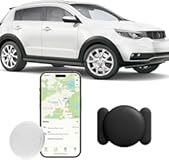 Mini GPS Tracker for Vehicles No Monthly Fee Magnetic GPS Tracker Full USA Coverage Hidden Car Locator Works with Apple Find My(iOS Only) with Magnetic Waterproof Case.