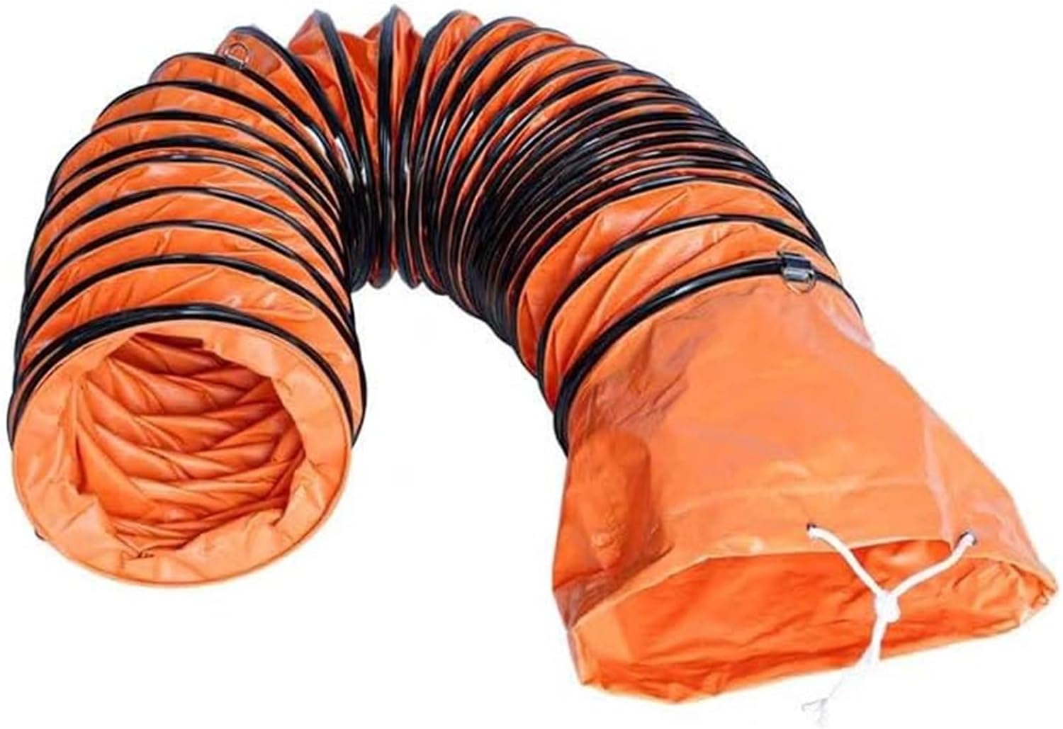 Long 10m PVC Flexible Duct Hose with Adjustable Rope D Hook, Waterproof, Folding exhaust duct, Easy Storage, for Exhaust Fan,Diameter 150/200 /250/300 /350/400 /450 /500mm(10ft,Diameter - 500mm)