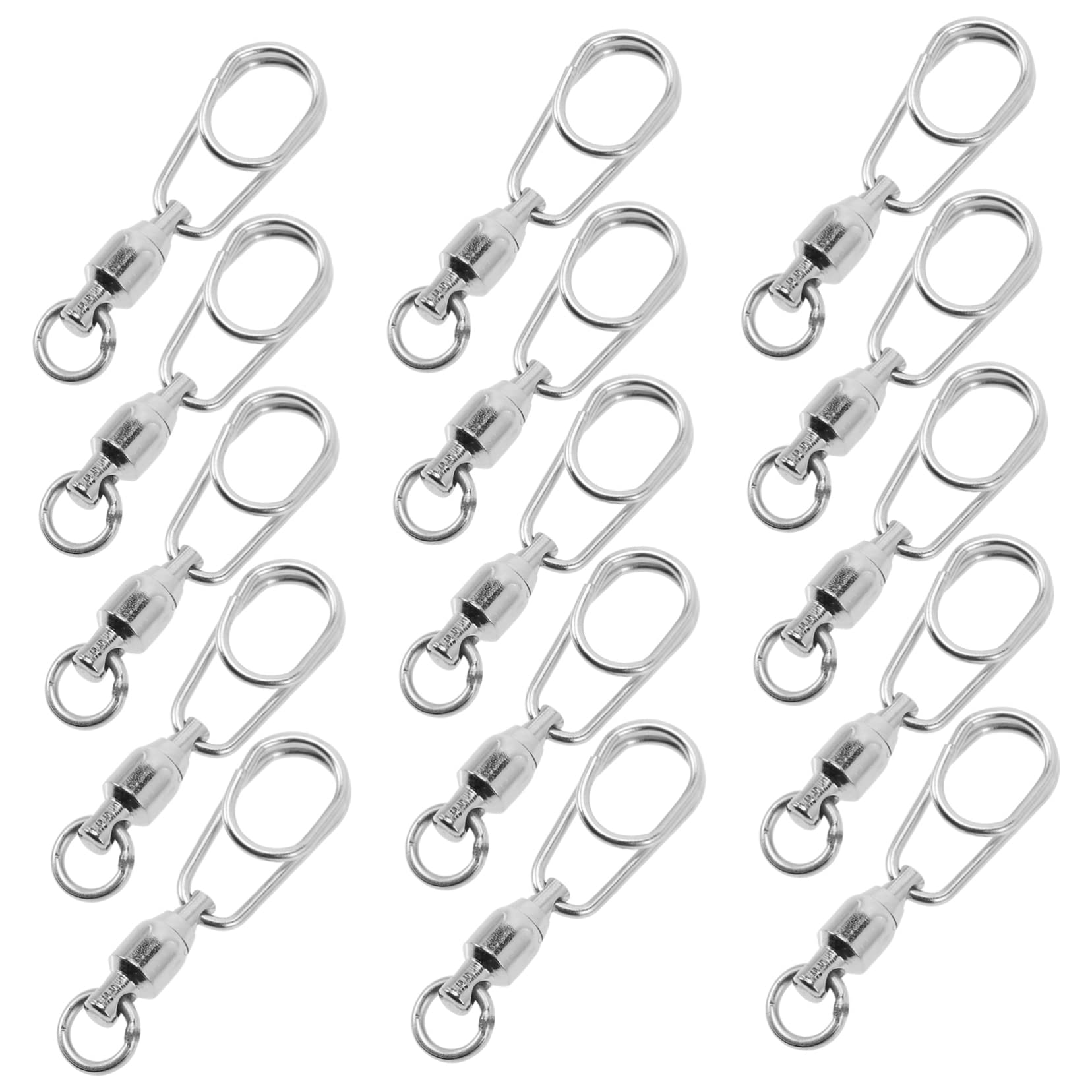 POPETPOP Connecteur à Anneau à Huit Chiffres émerillons de pêche leurres de pêche Connecteur de sécurité pour appâts Anneaux de pivotement résistants émerillon de pêche en mer