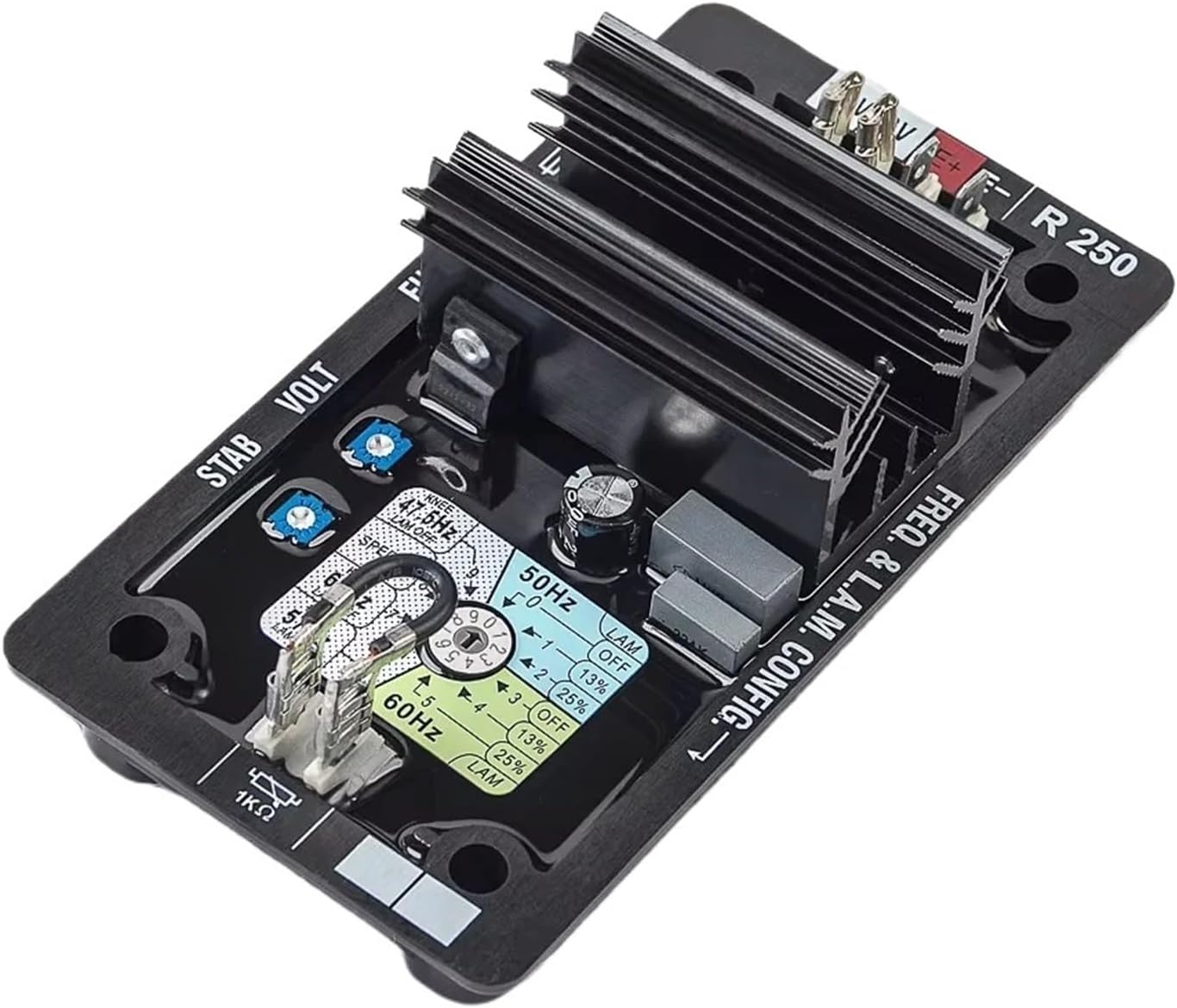 AVR R250 Generator Automatic Voltage Regulator For Alternator Control Panel Integrated Circuit Parts 1Pcs