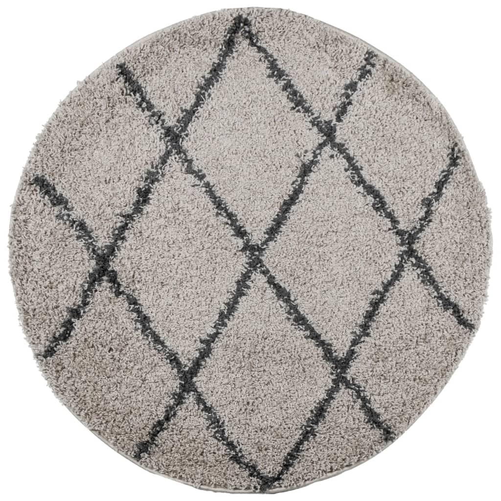 Tapis de sol compatible chauffage au sol beige et anthracite