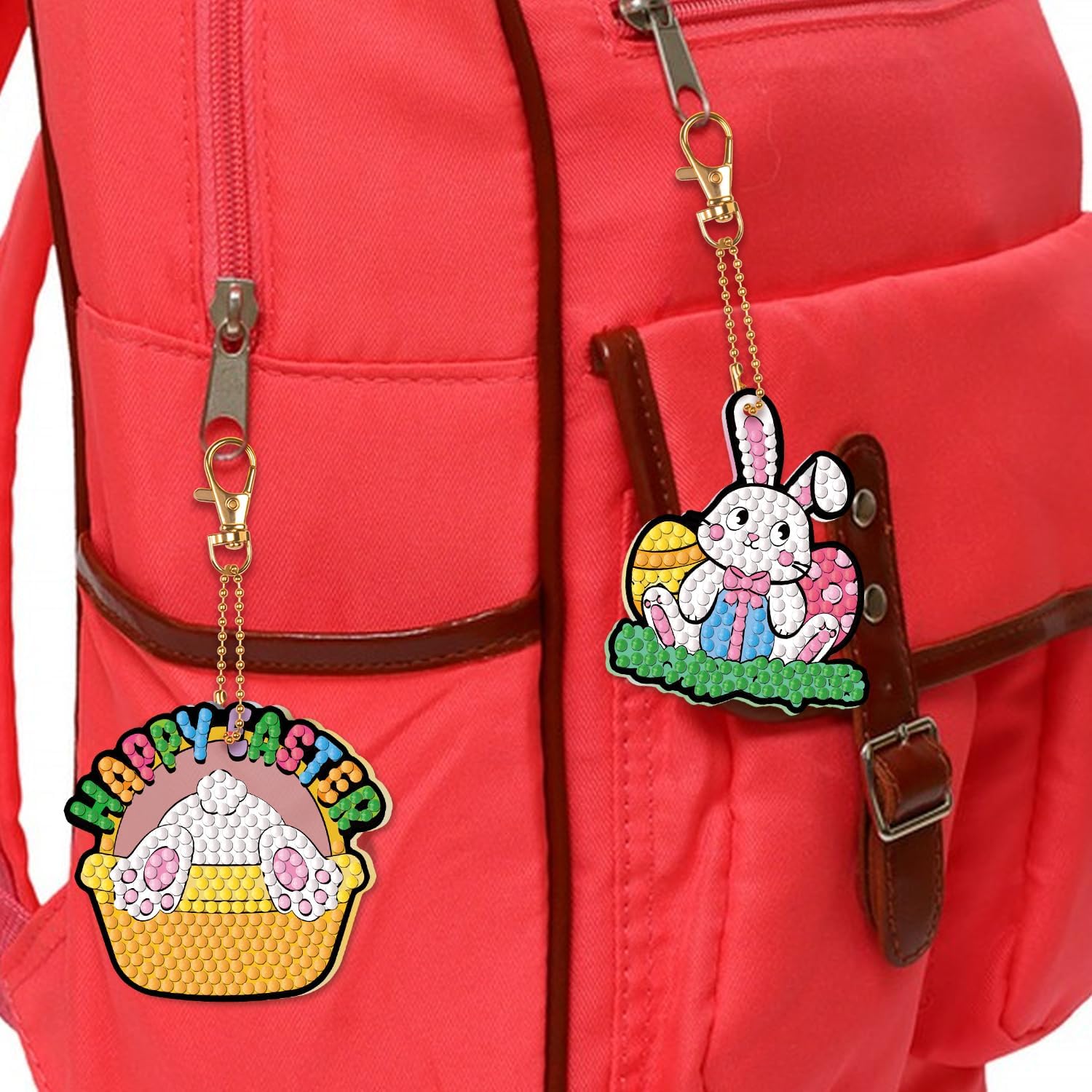 Labeol Arts and Crafts for Kids Ages 8-12 - Creat Your Own GEM Keychains-5D Diamond Art by Numbers GEM Art Kits for Kids Girls Toddler Crafts Age 6-7 6-8 10-12 - Image 3